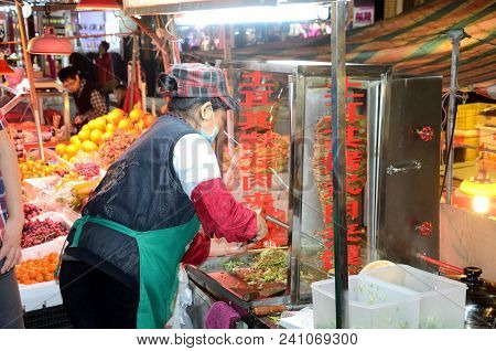 Night Market In Shenzhen China