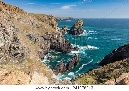 The Beautiful Coastline At Goodrington Sands Devon England Uk