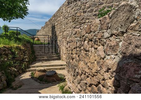 Ruins Of Ancient Byzantine Fortress The Peristera In Town Of Peshtera, Pazardzhik Region, Bulgaria