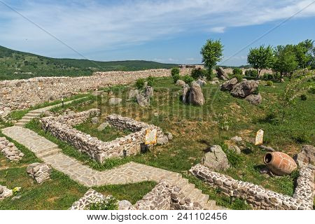Ruins Of Ancient Byzantine Fortress The Peristera In Town Of Peshtera, Pazardzhik Region, Bulgaria