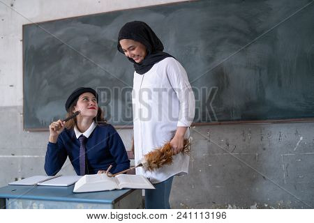 Student With Teacher