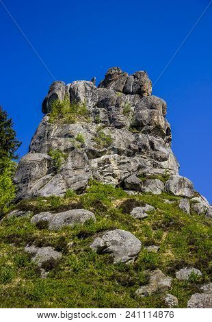 The Place Of Tustan Fortress - A Medieval Cliff-side Fortress-city, Archaeological And Natural Monum