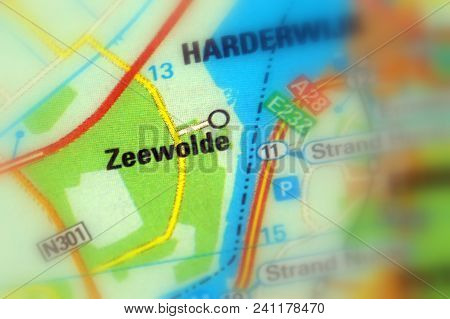 Zeewolde, Town In The Flevoland Province In The Central Netherlands (selective Focus)