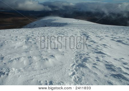 Impronte sulla neve, Scozia