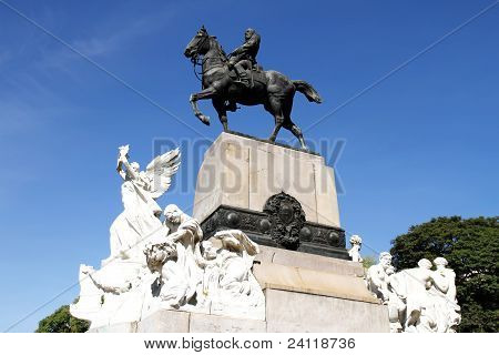 Monument af Bartolome Mitre i Buenos Aires