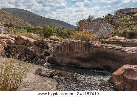 Waterfalls Of The Leba Mountain Range. Lubango.