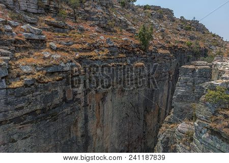 Famous Cleft Of The Tundavala. Lubango. Angola.