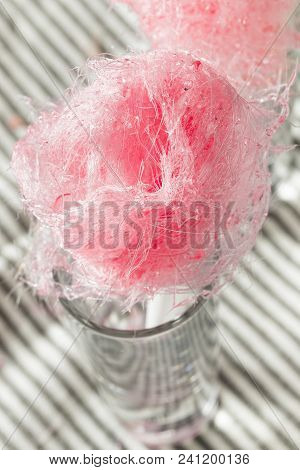 Sugary Pink Homemade Cotton Candy Floss
