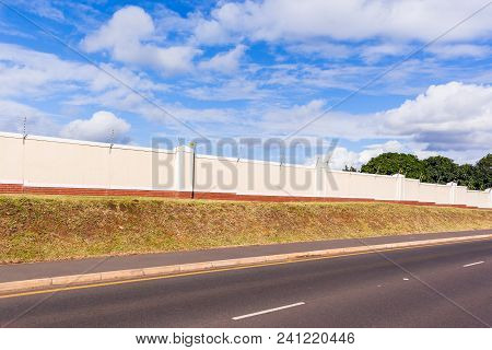 Electrified Boundary Wall Road