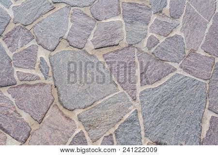 Stone Tile. Patterned Paving Tiles. Italy Walking Paths