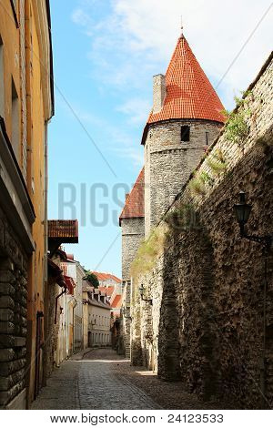Utca a régi Tallinn