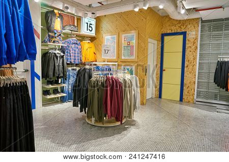 MILAN, ITALY - CIRCA NOVEMBER, 2017: inside Alcott store in Milan.