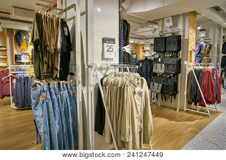 MILAN, ITALY - CIRCA NOVEMBER, 2017: inside Alcott store in Milan.