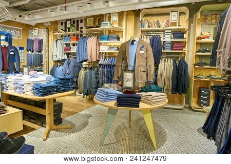 MILAN, ITALY - CIRCA NOVEMBER, 2017: inside Alcott store in Milan.