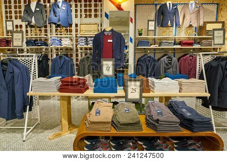 MILAN, ITALY - CIRCA NOVEMBER, 2017: inside Alcott store in Milan.