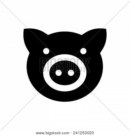 Pig Vector Icon On White Background. Pig Modern Icon For Graphic And Web Design. Pig Icon Sign For L