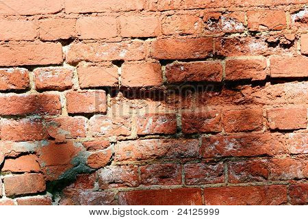 Closeup cihla wal