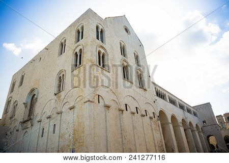 The Saint Nicholas Basilica In Bari, Italy