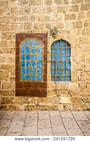 Ancient Window In Old Jaffa, Tel Aviv Yaffo, Israel