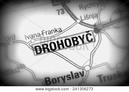 Drohobych, Is A City Of Regional Significance In Lviv Oblast, Ukraine (selective Black And White Foc