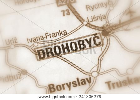 Drohobych, Is A City Of Regional Significance In Lviv Oblast, Ukraine (selective Sepia Focus).