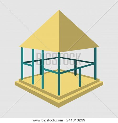 Outdoor, Roof, Summer, Wooden, Alcove, Garden, Wood,