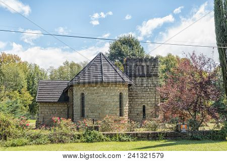 Himeville, South Africa - March 23, 2018: The Historic St Michaels And All Angels Anglican Church, I