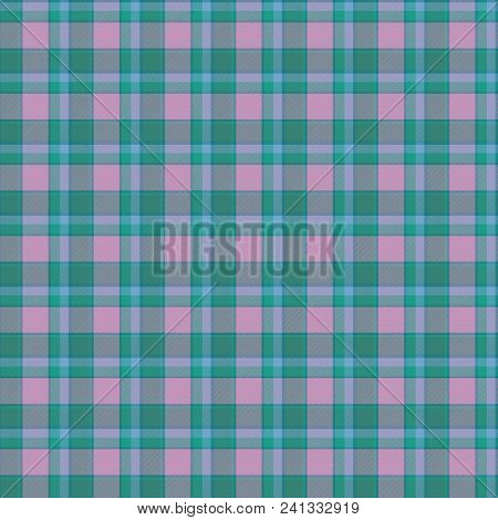 Cyan Grey Seamless Tartan Design Pattern Background