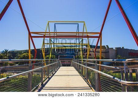 Park. A Sunny Day In The Park ¨fluvial¨ In Fuengirola. Malaga Province, Andalusia, Spain. Picture Ta