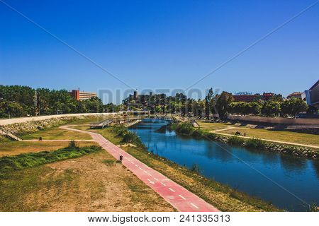 Park. A Sunny Day In The Park ¨fluvial¨ In Fuengirola. Malaga Province, Andalusia, Spain. Picture Ta