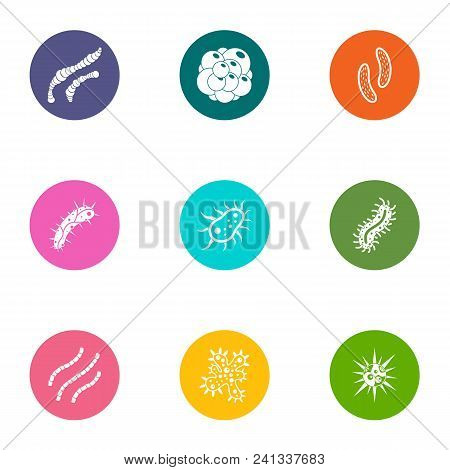 Embryo Icons Set. Flat Set Of 9 Embryo Vector Icons For Web Isolated On White Background