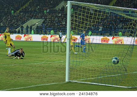 Metalist Charkow gegen Dnipro-Fußballspiel