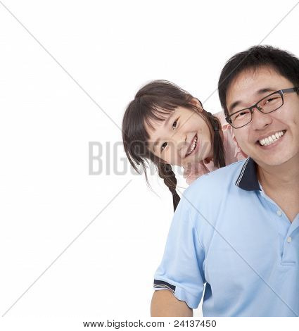 พ่อมีความสุขและสาวเอเชียเพียบ