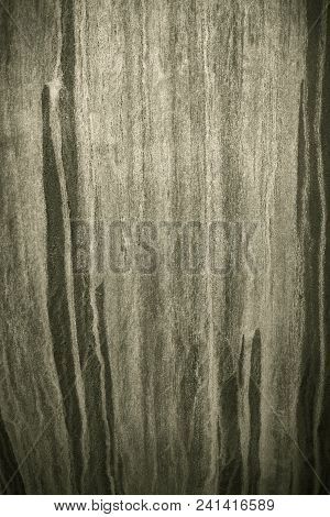 Monochrome Graded Rust Lines On Metal Surface