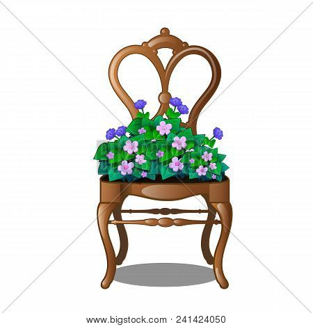 Vintage Furniture And Decor On The Theme Of Nature And Garden.