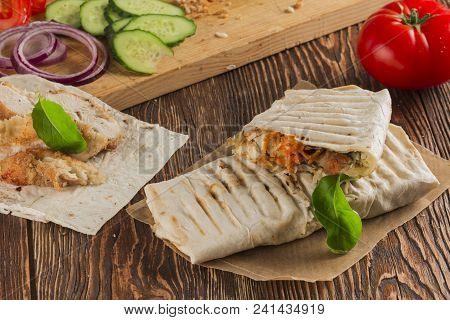 Fast Food. Eastern Food. Shish Kebab, Lyulya-kebab, Shaverma, Pita Gyros, Shawarma. Street Food. Sha