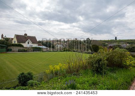 Beautiful Spring Landscape In Rottingdean, England. Uk