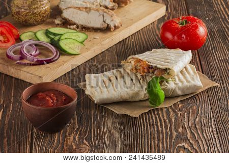 Fast Food. Eastern Food. Shish Kebab, Lyulya-kebab, Shaverma, Pita Gyros, Shawarma. Street Food. Sha