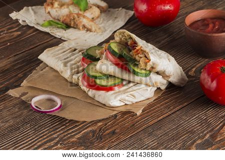 Fast Food. Eastern Food. Shish Kebab, Lyulya-kebab, Shaverma, Pita Gyros, Shawarma. Street Food. Sha