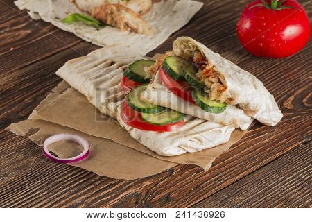Fast Food. Eastern Food. Shish Kebab, Lyulya-kebab, Shaverma, Pita Gyros, Shawarma. Street Food. Sha