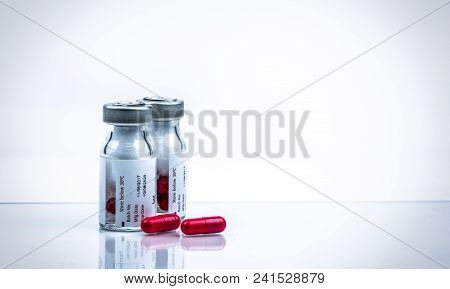 Rifampicin Capsule For Treatment Tuberculosis And Leprosy. Antibiotic Resistance Of Tuberculosis (tb