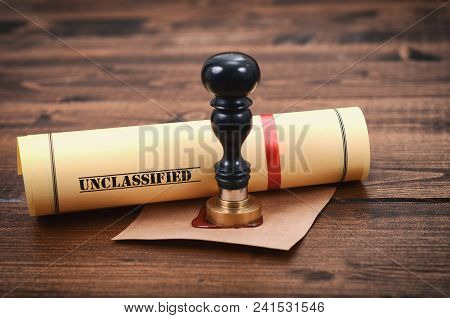 Notary Seals , Notarized Document Concept, Unclassified Documents.
