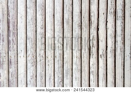 Peeling Whiter Paint On Weathered Wood Planks Texture