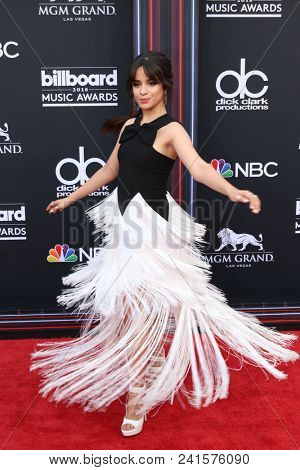 LAS VEGAS - MAY 20:  Camila Cabello at the 2018 Billboard Music Awards at MGM Grand Garden Arena on May 20, 2018 in Las Vegas, NV