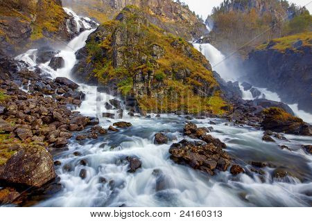 Laatefoss ใน Odda