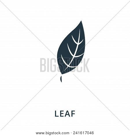 Leaf Icon. Flat Style Icon Design. Ui. Illustration Of Leaf Icon. Pictogram Isolated On White. Ready