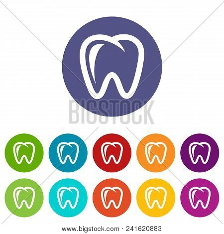 Molar Icon. Simple Illustration Of Molar Vector Icon For Web