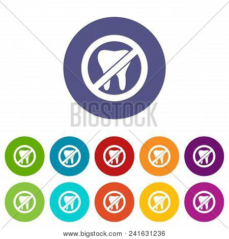 No Tooth Icon. Simple Illustration Of No Tooth Vector Icon For Web