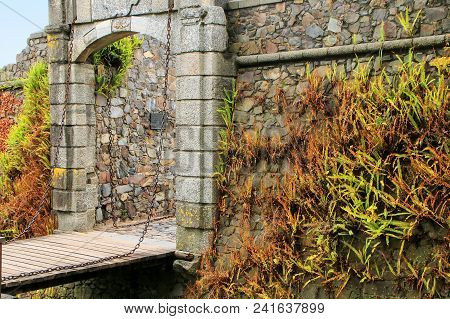 Porton De Campo (city Gate) In Colonia Del Sacramento, Uruguay. It Is One Of The Oldest Towns In Uru