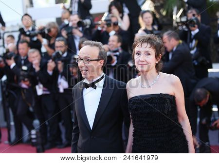Roberto Benigni and Nicoletta Braschi attend the Closing Ceremony during the 71st  Cannes Film Festival at Palais des Festivals on May 19, 2018 in Cannes, France. 